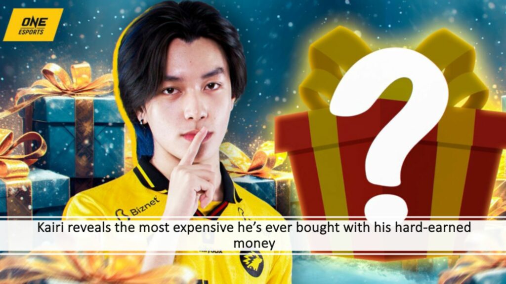 ONIC Esports' Kairi "Kairi" Rayosdelsol talks about the most expensive thing he has bought